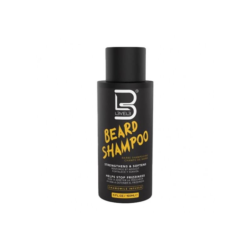CHAMPÚ PARA BARBA L3V3L3 150ML - www.delpelo.com